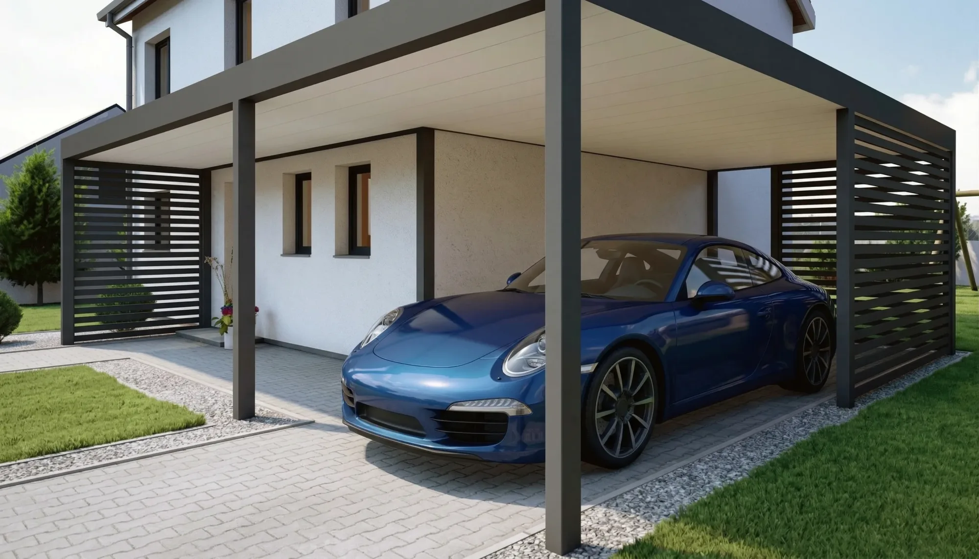 WERTMANN Carport Kombi